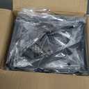 12 Pack L8 x H 6" Black Heavy Duty Shelf Brackets with Screws Metal Shelf Brackets Shelf Support Angle Brackets for Shelves L Brackets Heavy Duty Floating Shelf