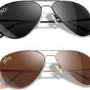 Bride and Groom Sunglasses – Couples Polarized Sunglasses, Bridal Shower Gifts for Wedding Party, C (2 Pack) Mr & Mrs/Black, Rose Gold