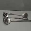 Berglander Wok Spatula Set, Stainless Steel Kitchen Cooking Utensils - 17" Wok Tools: Spatula, Ladle, Skimmer