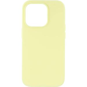 Liquid Silicone Case for iPhone 14 Pro [Silky Soft Touch] Ultra Soft Silicone Case with Microfiber Lining [Drop Protection] (14 Pro, Liquid Silicone Yellow)