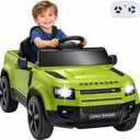 12V Licensed Land Rover Ride On Car for Kids Age 3+, Green