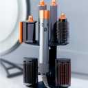 Curling Iron Storage Holder Attachments Compatible with Dyson Airwrap Organizer Wall Mounted Stand, Hair Wrap Rack on Desktop Accessories for Home/Bathroom