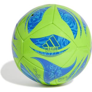 adidas Unisex MLS Soccer Ball (4, Green/Glory Blue/Solar Blue)