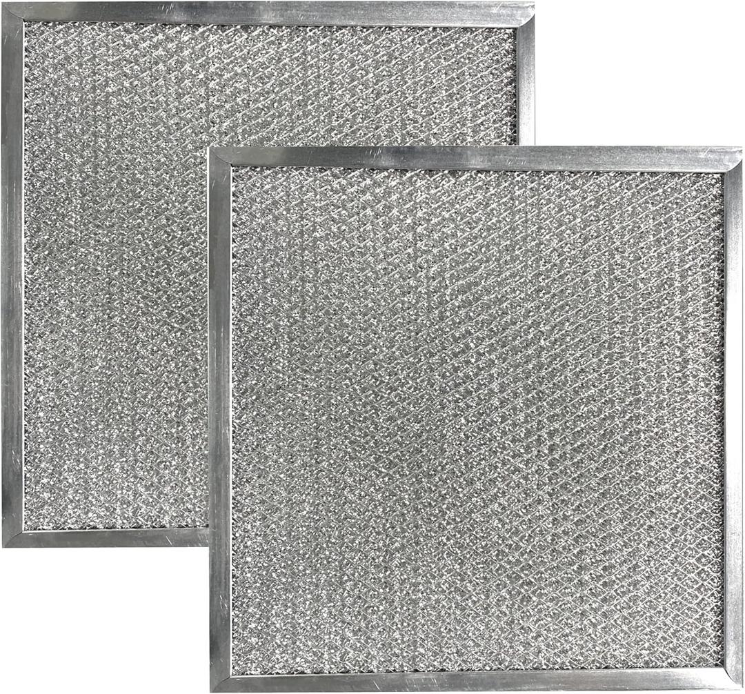 Air Filter Factory Replacement For 5303307779, SV03510, V03510, 103982043, 1930737, 3510, 64000, 99010259, 99010264 Aluminum Mesh Grease Range Hood Filters 9-15/16 x 11-15/16 x 3/8 Inches 2-Pack