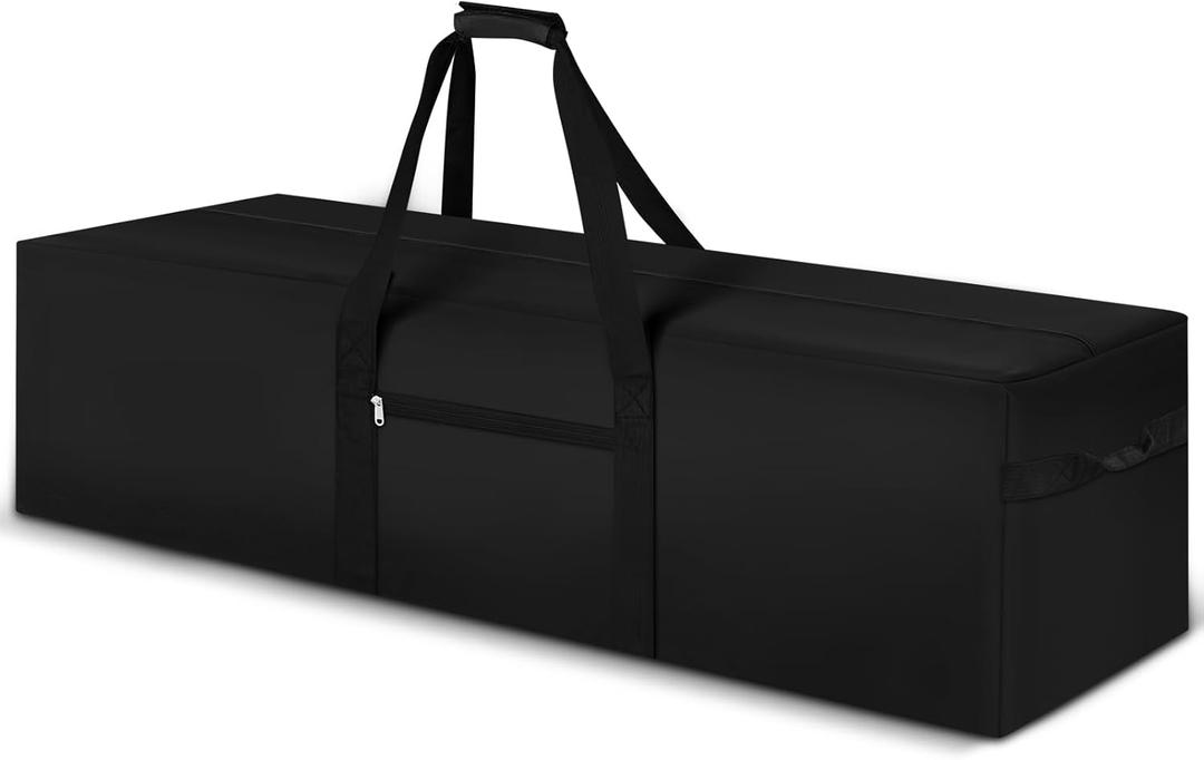 46 x 12.5 x 12.5 Inch, 120 L Extra Large Duffle Bag Camping Tent Storage Bag Heavy Duty Waterproof Sports Equipment Carrying Case for Tent Pole Travel Canopy Hammock Tripod Fishing Outdoor