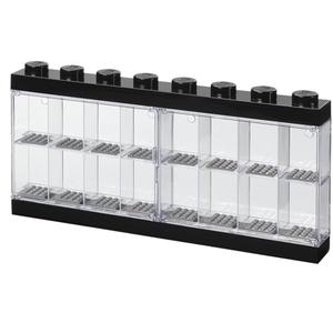 Lego Minifigure Display Case 16 Black, Large