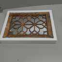 Wocred Set of 2 Rectangular Wall Mirror,Gorgeous Rustic Farmhouse Accent Mirror,Caramel Color Entry Mirror for Bathroom Renovation,Bedrooms,Living Rooms and More(11x15)