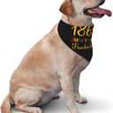 Happy Juneteenth Day Freedom 1865 Dog Scarf Bandana, Dog Costume Accessories,Triangle Bibs for Small Medium Large Dogs Cats