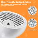 3 In 1 Cat Brush, Anti-Static Dog Brush One-click Self-cleaning Comb for Furry Pet, Rechargeable USB Cat Steam Brush for Shedding, Horse and Dog