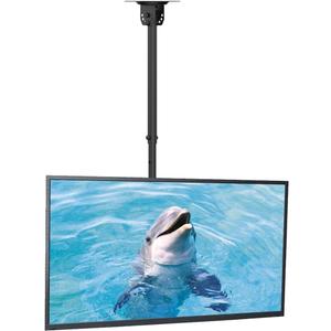 Suptek Ceiling TV Mount Fits Most 26-65 inch LCD LED Plasma Panel Display with Max VESA 400x400mm Loaded up to 45kg/100lbs Height Adjustable MC4602 (Max 65" TV)