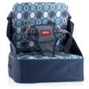 Nuby Easy Go Booster Seat - Travel Booster Seat for Babies and Toddlers - Holds Up to 35 Pounds - 9+ Months - Blue