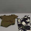 Sislerew Toddler Girl Clothes 6T Irregular Ruched Drawstring Short Sleeve Top and Girls Camouflage Pants 2Pcs Summer Girls Clothes Size 7 Green