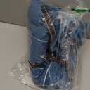 PUMYPOREITY Dog Coats for Large Dogs, Warm Dog Coat with Harness Built in, Reflective Jackets for Dogs, Waterproof Dog Snow Coat, Fleece Lined Winter Dog Jackets for Large Dogs, Labrador, Blue, XL