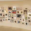 KINLINK A3 Picture Frame White Set of 2, Wooden Photo Frames Matted A4 with Plexiglass for A4 with Mat or A3 without Mat for Wall Display