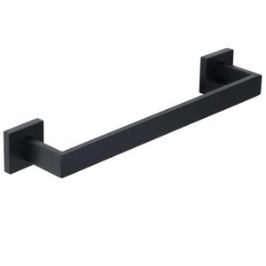 Alise Double Towel Bar, 16" SUS304 Stainless Steel Towel Racks for Bathroom, Heavy Duty Towel Rack Wall Mounted, Modern Bath Towel Holder, Matte Black