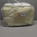 CUDDLE DREAMS Silk Filled Comforter for All Season, Detachable Tencel Duvet Cover for Easy Care, Naturally Breathable (Ivory, Twin) (TWIN, 68 IN x 88 IN)