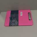 Tribe RN Nursing Clipboard with Storage - Medical Clipboard Nursing Essentials for Nurses and Nursing Students School Supplies with Quick Access Reference Guide (Pink)