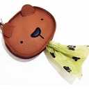 3 x Durable Fauz Leather Dog Poop Bag Dispenser With O Ring