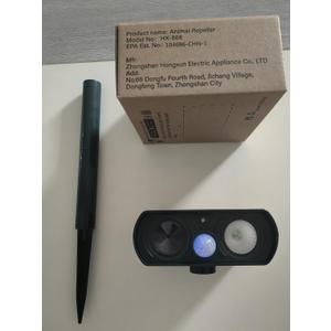 Upgraded Solar Ultrasonic Animal Repellent, Cat Repellent Outdoor Waterproof with Motion Detection, Deer Repellent Devices Squirrel Skunk Rabbit Raccoon Dog Chipmunk Deterrent Animal Repeller for Yard