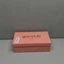 Womens Lace Up Sandals Square Open Toe Chunky High Heels Rhinestone Strappy High Block Heel Sandals Sparkly Dress Party Wedding Shoes (7.5, Pink)