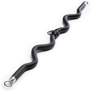 Marcy Deluxe Exercise Curl Bar Attachment for Cable Machines and Resistance Training, Ergonomic Alloy Steel Bar for Lat Pulldowns, Bicep Curls, Tricep Pressdowns and Home Gym Workouts