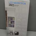 Arcade Neon Sign - Retro Blue & Yellow LED USB Wall Light for Game Rooms & Bars, Hanging Kit Included, Vintage Gift for Gamers & Adults