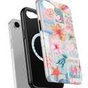 LUMARKE for iPhone 16e Case,Cute Floral Cover,Wireless Charging