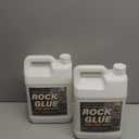 Rock Glue for Landscaping - 2 Gallon Heavy Duty Gravel Binder and Pebble Lock, Clear Drying Permeable Landscape Glue for Pea Gravel, River Rock, Stones & Mulch, Eco-Friendly, DIY Pathway (2x128oz)