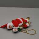 Santa Claus Musical Climbing Rope, Electric Christmas Climbing Santa Rope Decoration Climbing Santa Claus Doll Toy with Christmas Music, Climbing Santa Rope for Home Party Wall Tree Holiday Decoration