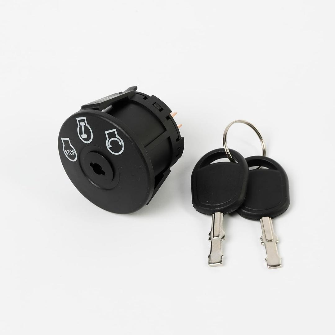 Lawn Mower Ignition Starter Switch with Key 3-Position 5-Terminals Compatible with, Craftsman Replaces 925-04228 725-04228