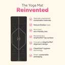 Liforme XL Yoga Mat Free Yoga Bag Included - Patented Alignment System, Warrior-like Grip, Non-slip, Eco-friendly, sweat-resistant, long, wide, 4.2mm thick mat for comfort