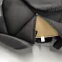 Silverado Seat Covers 2007-2025 Full Set, Truck Interior Sets Custom Fit for Chevy Chevrolet Silverado GMC Sierra 1500/2500/3500HD Crew/Double/Extended Cab with Lumbar Support, Black