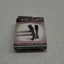 Physix Gear Compression Socks 20-30 mmHg - Men & Women - Running, Nurses, Shin Splints, Flight, Travel (XXL, Black/Pink)