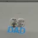 Gifts for Dad, Dad Birthday Gift - Acrylic Heart Plaque 3.9  3.7  0.4inch, Dad Gifts from Daughter Son Wife, Memorial Gifts for Loss of Dad