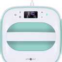 HTVRONT Heat Press Machine for T-Shirts, Portable Heat Press 10"X10", Iron Press for Sublimation and HTV Vinyl Shirt Press Machine for Hat, Bags, Heating Transfer Projects (Light Green)