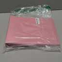 3 Rings Business Check Binder for End-Stub Deskbook Checks with 3 & 9 Holes, Faux Leather (11 1/4" x 9") in Pink