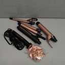 Ufree 5 in 1 Curling Iron with Interchangeable Ceramic Barrels (0.35"-1.25"), Curling Wand Set with Flat Iron Hair Straightener, Instant Heat Up, Dual Voltage Hair Curler, Gifts for Women