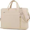 Laptop Shoulder Bag, Compatible with Apple MacBook Air/Pro 13, 14, 15 and 16 Inch, Laptop Sleeve Bag and Briefcase