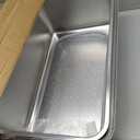 Stainless Steel Litter Box with Metal Lid and Scoop - Enclosed Metal Litter Box for Large Cats, Rust-Resistant, Odor-Control, Easy to Clean, Durable & Long-Lasting with Round Edge (XXL-)