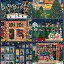 Galison Winter Lights Christmas Countdown  12 Days of Puzzles Featuring Images of Winter City Fun