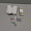 Cabinets Handles Crystal Kitchen 3 Inch Cabinet Knobs 6-Pack Dresser Double Hole 76mm 3" Brushed Gold Brass Pulls, Glass Closet Drawer Drawers Cupboard Hardware, Satin Copper Bathroom Bedroom Pull