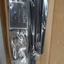 Ivilon Drapery Window Curtain Rod - End Cap Style Design 1 Inch Pole. 72 to 144 Inch Color Black