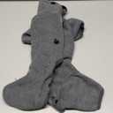 ROZKITCH Dog Pajamas, Pet Windproof Warm Cold Weather Jacket Vest Cozy Jumpsuit Apparel Outfit Clothes for Dog Walking Hiking Sleep Grey (XL(Back Length:21"))