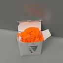 Tatuo Round Bar Stool Seat Covers Washable Stool Cushion Slipcover Elastic Bar Chair Covers for 14-17 Inch Chair (Orange, 4 Pieces)