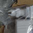 No Drill Blinds for Windows 1" Vinyl L-Shaped Slats Cordless Mini Blinds for Home, for Window Size 35" W  64" H White