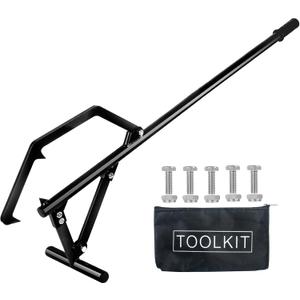 Faeshoo Timberjack Log Roller Lifter, Adjustable Logging Tools Log Rollers Cant Hook, Heavy Duty Steel Log Jack for Rolling Logs Ups to 25" in Dia