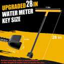 28-Inch Improved Version Water Meter Key, 3/4-inch Opening