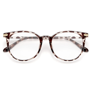 Gaoye Blue Light Blocking Glasses, Retro Round Eyewear Frame Anti Eyestrain Computer Glasses for Women Men (*Leopard)