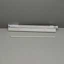 LazBlinds No Tools No Drill Cordless 1" Vinyl Mini Blinds, 100% Blackout Blinds for Indoor Windows, Room Darkening Privacy Window Blinds and Shades for Interior, 20" W x 48" H, White