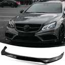 Front Bumper Lip Splitter Spoiler Compatible with Mercedes E-Class W212 E250/ E350/ E400/ E550/ 2014-2016 (Sport Sedan Models Only), Gloss Black 3pcs Air Chin Body Kit Exterior Accessories